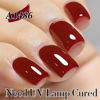 Picture of Double Rhythm Translucent Gel Polish Sheer Neutral Natural Light Milky Same Color Same Bottle 15ML Jelly UV Nail Polish Nail Art DIY at Home (Pale Burgundy-A1486)