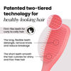 Picture of Tangle Teezer Ultimate Detangler Naturally Curly Hair Brush, Dry & Wet Hairbrush, Reduces Frizz & Breakage, for 3C to 4C Curly Hair Types, Pink Salmon