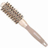 Picture of BANGMENG Round Brush with Boar Bristles, 1 inch Barrel, Nano Thermal Ceramic Ionic Tech for Straightening and Blow Drying, Gold