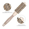 Picture of BANGMENG Round Brush with Boar Bristles, 1 inch Barrel, Nano Thermal Ceramic Ionic Tech for Straightening and Blow Drying, Gold