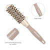 Picture of BANGMENG Round Brush with Boar Bristles, 1 inch Barrel, Nano Thermal Ceramic Ionic Tech for Straightening and Blow Drying, Gold