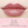 Picture of CATKIN Tinted Lip Balm Glitter Lip Stain Ultra Hydrating Lip Moistrurizer Chapstick with Vitamin E Nourishing For Cracked & Dry Lips 0.12 oz C14 Unicorn - Plum