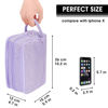 Picture of Toiletry Bag for Men Hanging Dopp Kit Water Resistant Shaving Bag Small Toiletry Bag for Traveling (Denim Pure Purple)