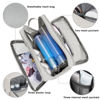 Picture of Toiletry Bag for Men Hanging Dopp Kit Water Resistant Shaving Bag Small Toiletry Bag for Traveling (Denim Pure Beige)