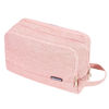 Picture of Toiletry Bag for Men Hanging Dopp Kit Water Resistant Shaving Bag Small Toiletry Bag for Traveling (Denim Pure Pink)