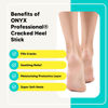 Picture of Onyx Professional Cracked Heel Repair Balm Stick (2 Pack) Dry Cracked Feet Treatment, Moisturizing Heel Balm Rolls On So No Mess Like Foot Cream or Foot Lotion, Rescues Cracked Feet, Lavender Scent