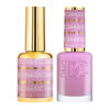 Picture of DND Gel Polish Set - 1 each of Purple Gel Polish and Purple Nail Polish, 266 Deep Paradise, 0.5 Fl Oz