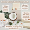 Picture of All Natural Rosemary Soap | Natural Soap for Women and Men for Body, Face, and Hands | Handmade Soap | Coconut & Almond Oils with Shea Butter Rosemary (Pack of 4)