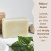 Picture of All Natural Peppermint Soap - Natural Soap for Women and Men for Body, Face, and Hands - Vegan Soap - Coconut & Hempseed Oils with Shea Butter (Peppermint -Pack of 4)