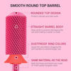 Picture of MelodySusie Safety Nail Drill Bits, 3/32'' Smooth Round Top Large Barrel Carbide Bits, Suitable for Manicure Pedicure Cuticle Gel Polishing, Beginners Bits, Pink Blossom, Series Bit-S