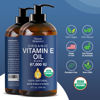 Picture of Organic Vitamin E Oil Blend 67,000 IU - 8 fl oz - Made from Pure, Natural Oils for Skin, Scars & Face - Aceite de Vitamina E - Nexon Botanics