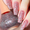 Picture of Diamond Glitter Nail Polish, 12ml Shiny Galaxy Glitter Quick Dry Nail Lacquer for Nail Art Varnish, 0.41 fl oz