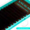 Picture of VAVALASH Colored Lash Extensions Dark Brown Eyelash Extensions 0.03 0.05 0.07 0.1 0.15 Volume Lash Extension 8-15mm Mixed Lashes C D Curl Premium color Lashes Extension(Dark Brown-0.03-DD-8-15mm)