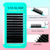 Picture of VAVALASH Cashmere Lashes 0.03/0.05/0.07 Premium Lashes Volume Eyelash Extensions 8-20MM Individual Silk Lashes, Soft Super Matte Black Professional Lashes Extension Tray Supplies (0.07-CC-11MM)