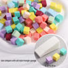 Picture of Fcozpjk 100Pcs Soft Nail Sponges for Ombre Mini Nail Art Sponges With Grabbing Pen Colorful Aura Nail Sponge Set Brush for Gel Nails Gradient Sponge With Disposable Gel Polish Palette Paper