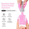 Picture of Beetles Pink Nail Polish 1Pcs 15ml Hot Pink Color: Quick Drying & Long Lasting Nail Polish, Candy Pink Nail Lacquer Art Effect for Nail Salon-Quality Results Nail Art Design Valentine's Gift for Women