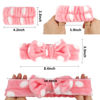 Picture of WHAVEL 6PCS Spa Headband and Wristband Set, Face Wash Headband Makeup Skincare Headband Wrist Bands for Washing Face