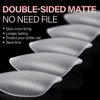 Picture of AILLSA Medium Almond Nail Tips 450PCS Full Cover Clear Acrylic Nail Tips Double-Sided Matte No Need Base Coat Nail Tips Press on Fake Nail Tips for Nail Tips Extension False Nails DIY Salon 15 Sizes