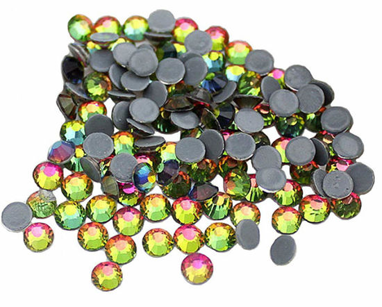 Picture of Jollin Hot Fix Crystal Flatback Rhinestones Glass Diamantes Gems 4.0mm(16ss 1440pcs, Fire)