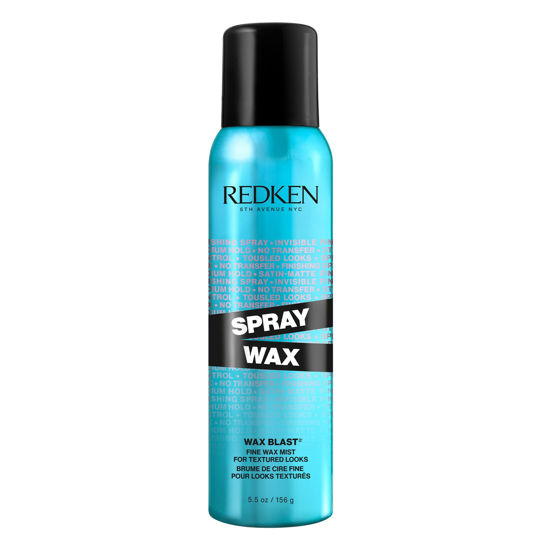 Picture of Redken Spray Wax Invisible Texture Mist | For All Hair Types | High Impact Finishing Spray-Wax | Adds Volumizing Body & Dimension With A Satin-Matte Finish | Medium Control | 5.5 Oz