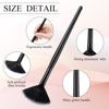 Picture of Maitys 9 Pieces Facial Brushes Fan Mask Brushes, Soft Facial Applicator Brushes Tools for Peel Glycolic Mask Makeup for Mud Cream (Full Black)