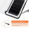 Picture of TDANCE Classic Lash Extensions Flat Lashes Eyelash Extensions 0.15mm D Curl Ellipse Eyelash Extensions 8mm Mixed Black Matte Individual Lashes Salon Use(Flat,D-0.15,8mm)