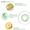 Picture of #OOTD Cica Calming Mask for Face Sensitive Irritated Skin, Soothing, Moisturizing, Korean Anti Aging Face Mask, Eve Vegan, Chamomile, Hyaluronic Acid 10EA