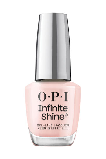 Picture of OPI Infinite Shine Pretty Pink Perseveres | Opaque Soft Pink Crème Long Wear Gel Like Nail Polish | Vegan, Long Lasting, Streak Free