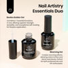 Picture of Beetles Builder Gel Nail and Blooming Gel Set- Nail Art Polish for Spreading Effect Marble Stone Builder Extension Nail Gel, Soak Off LED Nail Lamp Gel DIY Manicure Gifts for Women, 2 Pcs 15ml