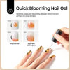 Picture of Beetles Builder Gel Nail and Blooming Gel Set- Nail Art Polish for Spreading Effect Marble Stone Builder Extension Nail Gel, Soak Off LED Nail Lamp Gel DIY Manicure Gifts for Women, 2 Pcs 15ml