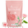 Picture of Mallowwax Hard Wax Beads, 1LB Pink Rose Wax Beans for Hair Removal, Waxing Beads Refill for Sensitive Skin, Perfect for Facial, Brazilian, Upper lip, Cheeks and Bikini Waxing at Home for Women Men