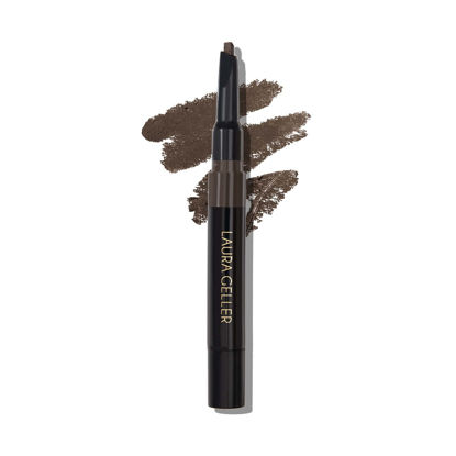 Picture of LAURA GELLER NEW YORK Sculpt-n-Stay Waterproof Brow Pencil & Gel- Dark Brown
