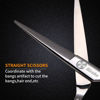Picture of Hair Cutting Scissors Thinning Shears Kit, 6.5 inch Professional Haircut Scissors for Beard Trimming Shaping with Comb Case, Hairdressing Shears Set