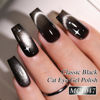 Picture of Double Rhythm 0.5 OZ Cat Eye Gel Polish with Magnet 15ML Holographic Glitter Shimmer Translucent Jelly Color Magnetic Nail Polish Salon DIY at Home (MC1068)