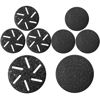 Picture of 8 Pcs Refill Rollers for Hoxida Electric Foot Callus Remover Pedicure Tools, Replacement grinding Heads Roller for Pedi Electric Foot File,Refills 8 Pack Replacement Heads(4 Regular&4 Extra Coarse)