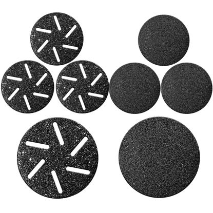 Picture of 8 Pcs Refill Rollers for Hoxida Electric Foot Callus Remover Pedicure Tools, Replacement grinding Heads Roller for Pedi Electric Foot File,Refills 8 Pack Replacement Heads(4 Regular&4 Extra Coarse)