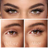 Picture of Manga Lash Clusters Fairy Cat Eye Lash Clusters Natural Fox Eye Eyelashes Clusters Wispy C Curl Cluster Eyelash Extensions Anime DIY Individual Lashes Natural Look by Geeneiya, Left and Right