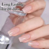 Picture of Double Rhythm Translucent Gel Polish Sheer Neutral Natural Light Milky Same Color Same Bottle 15ML Jelly Nail Polish Nail Art DIY at Home (Milky Pink-A1377)