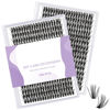 Picture of Manga Lash Clusters DIY Individual Lashes 40D-0.07D-17mm 300 PCS False Eyelash Cluster Volume Lashes Extension 30D 40D 50D D Curl Lash Clusters DIY lash Extensions (40D-0.07D,17mm)