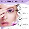 Picture of Manga Lash Clusters DIY Individual Lashes 40D-0.07D-17mm 300 PCS False Eyelash Cluster Volume Lashes Extension 30D 40D 50D D Curl Lash Clusters DIY lash Extensions (40D-0.07D,17mm)