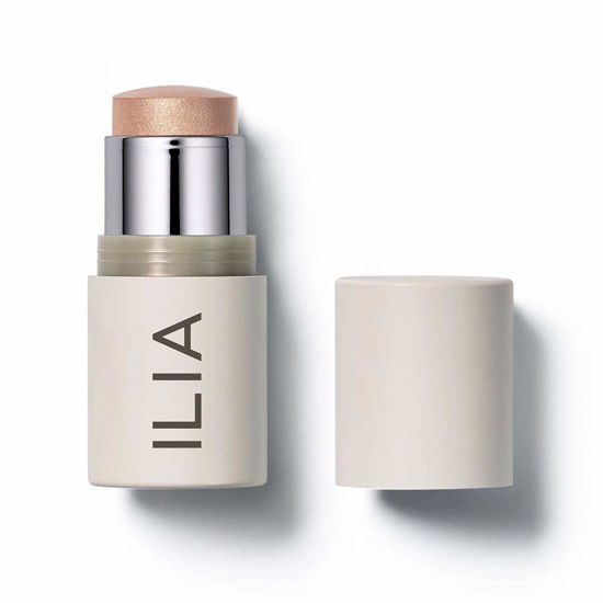 Picture of ILIA - Multi-Stick For Lips + Cheeks | Non-Toxic, Vegan, Cruelty-Free, Nourishing Cream Highlighter + Lip Color In One for All Skin Types (Stella by Starlight, 0.15 oz | 4.5 g)
