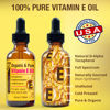 Picture of Seven Minerals NEW Ultra Pure Vitamin E Oil - 75,000 IU Full-Spectrum D-Alpha Tocopherol, 1 Fl Oz - 100% Organic Vitamin E Oil for Skin, Face, Hair, and Scars - Naturally Occurring = Not Synthetic