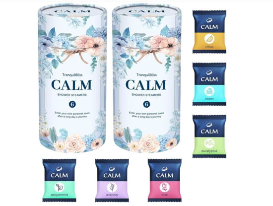 Picture of Shower Steamers 12 Count, Scented Shower Bombs with Organic & Natural Fragrance, Self-Care & Relaxation Birthday Presents for Women Who Have Everything
