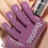 Picture of Beetles Purple Nail Polish, 1Pcs 15ML Purple Nail Polish Long Lasting & Quick Dry Nail Polish 2 in 1 Nail Strengthener Nail Growth Nail Ridge Filler Base Coat Nail Polish Gift for Women