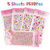 Picture of Gem Stickers, 1510pcs Rhinestone Stickers for Crafts, Self Adhesive Jewel Stickers, Acrylic Bling Gems Jewels Stickers for Crafts, Stick on Gems for DIY, Crafts, Craft Supplies for Kids