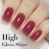 Picture of Double Rhythm Translucent Gel Polish Sheer Neutral Natural Light Milky Same Color Same Bottle 15ML Jelly Nail Polish Nail Art DIY at Home (Pink Purple-A1375)