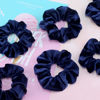 Picture of IVARYSS Royal Blue Scrunchies, Premium Velvet Soft Hair Scrunchy, Solid Colors Thick Elastic Bands, Hair Accessories for Women and Girls, 12 Pack
