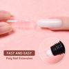 Picture of GAOY Poly Gel, 60g Nail Extension Gel, White Builder Gel Nail Enhancement Gel for Beginner & Professional Nail Art Salon DIY at Home