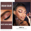 Picture of Oulac Matte Eyeshadow 3-in-1 Eyeshadow Eye Primer&Eyeliner Highly Pigmented Waterproof Smudge-proof Long Lasting Wear Smooth&Blendable Formula for Natural Look,Vegan & Cruelty-Free,CM06