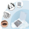 Picture of Lash Clusters 70 Pcs Cluster Lashes Eyelash Clusters DIY Cluster Eyelash Extensions Individual Lashes Thin Band & Soft(Humid,C-8-16mix)